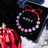 Rouge | Arc-en-ciel Blanc | Argent | Bracelet Charmballa Verre Sirène